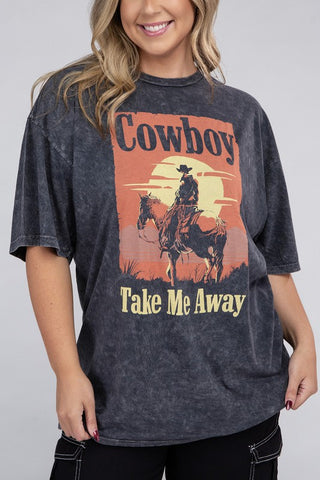 Cowboy Take Me Away Graphic Top