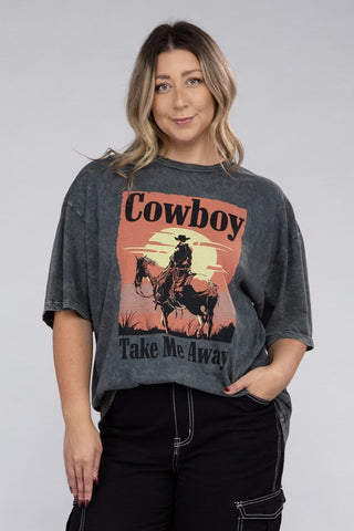 Cowboy Take Me Away Graphic Top