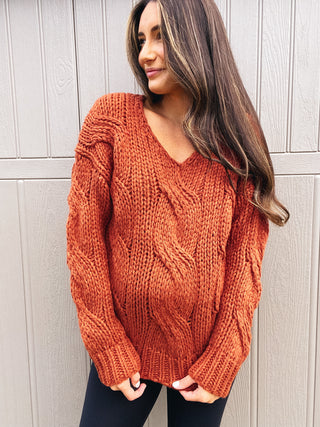 Chunky Cable Pullover