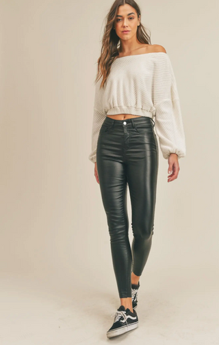 Leather Feels Jegging