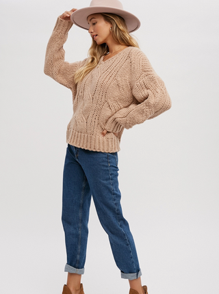 Chunky Cable Pullover