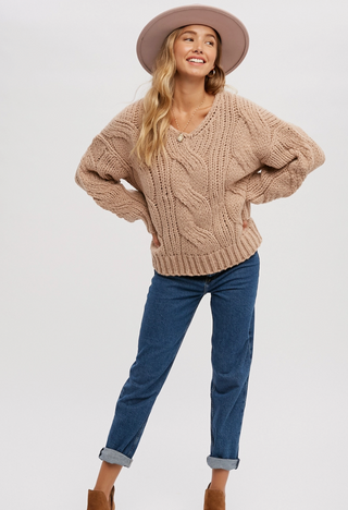 Chunky Cable Pullover